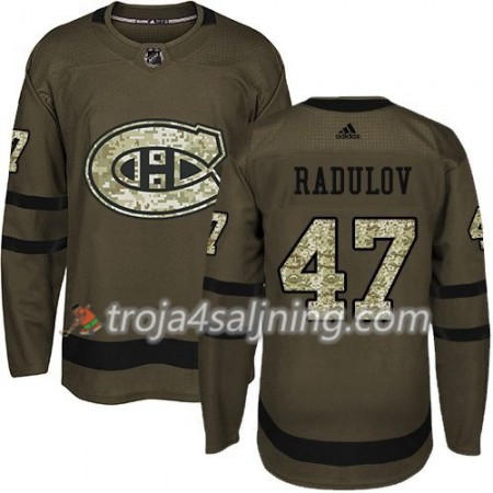 Montreal Canadiens tröja Alexander Radulov 47 Adidas 2017-2018 Camo Grön Authentic - NHL Tröjor Herr